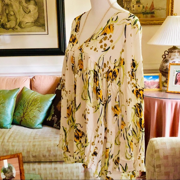 🌺🎉HP🎉🌺 NWT Free People Bella Floral Print Top - Picture 11 of 15